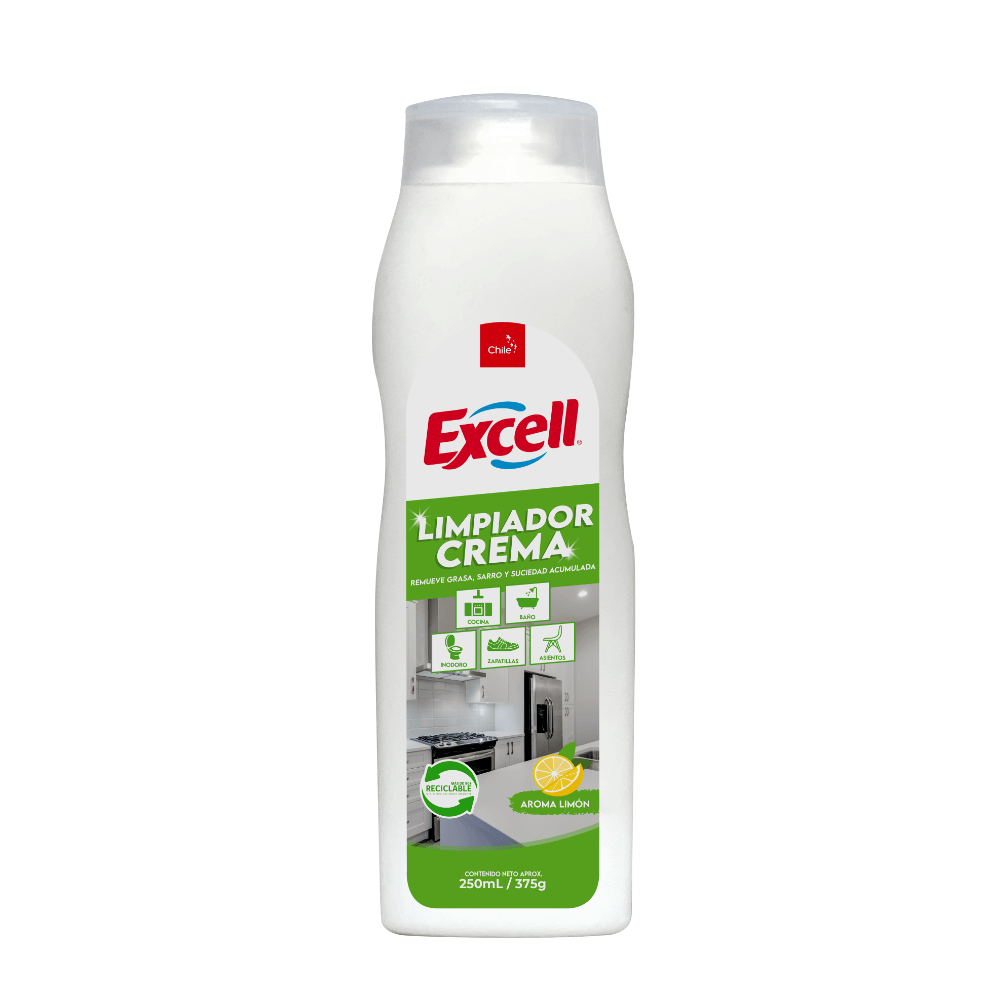 Limpiador Crema Excell Aroma Limón 750g