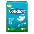 Pañales de Adulto Cotidian Clásico Incontinencia Fuerte 8 un G