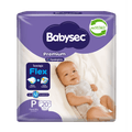 Pañales de bebé babysec premium cuidado total 20 un P