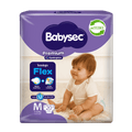 Pañales de bebé babysec premium cuidado total 20 un M