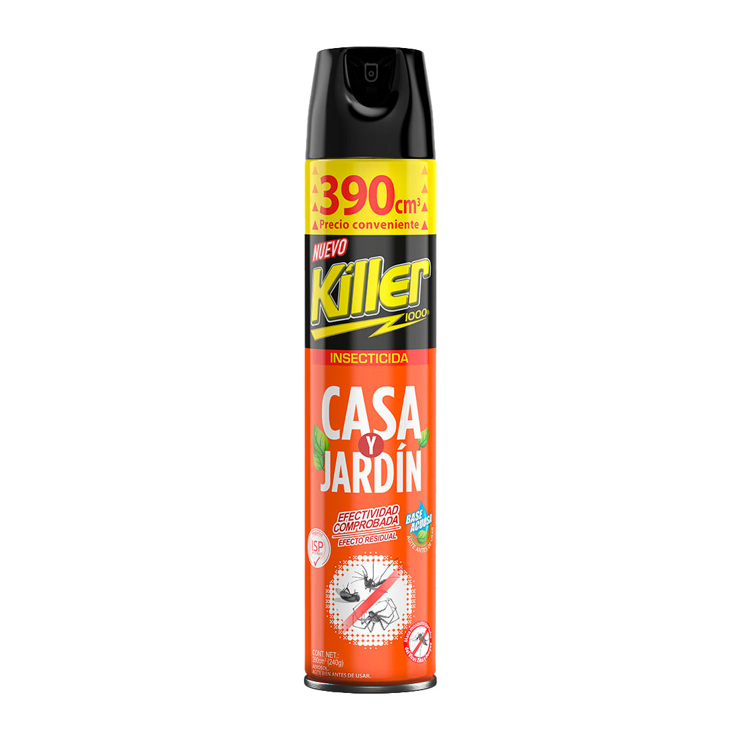 Insecticida Killer Casa y Jardín 390cc