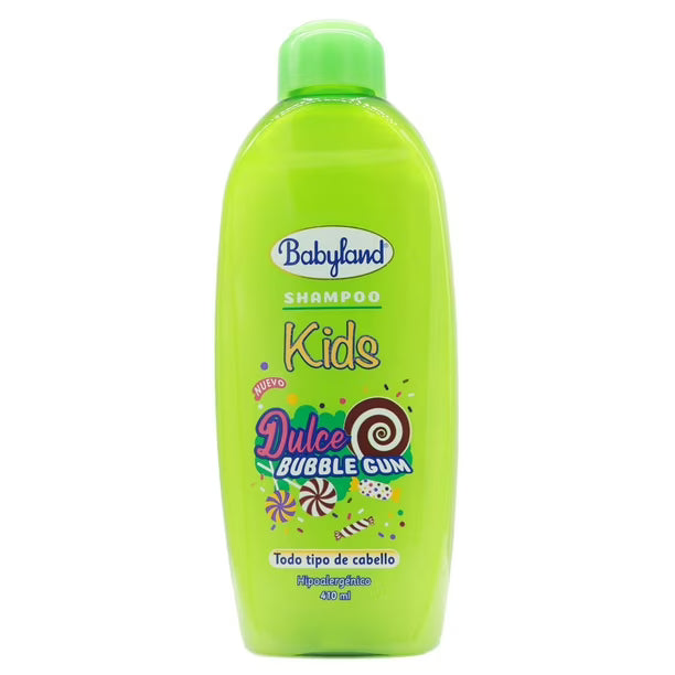 Shampoo babyland dulce bubble gum 410ml
