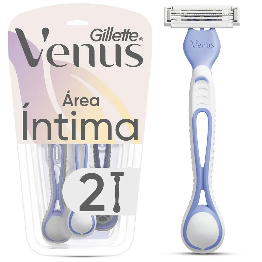 Gillette Venus Íntima Máquina de Afeitar x2 Unidades