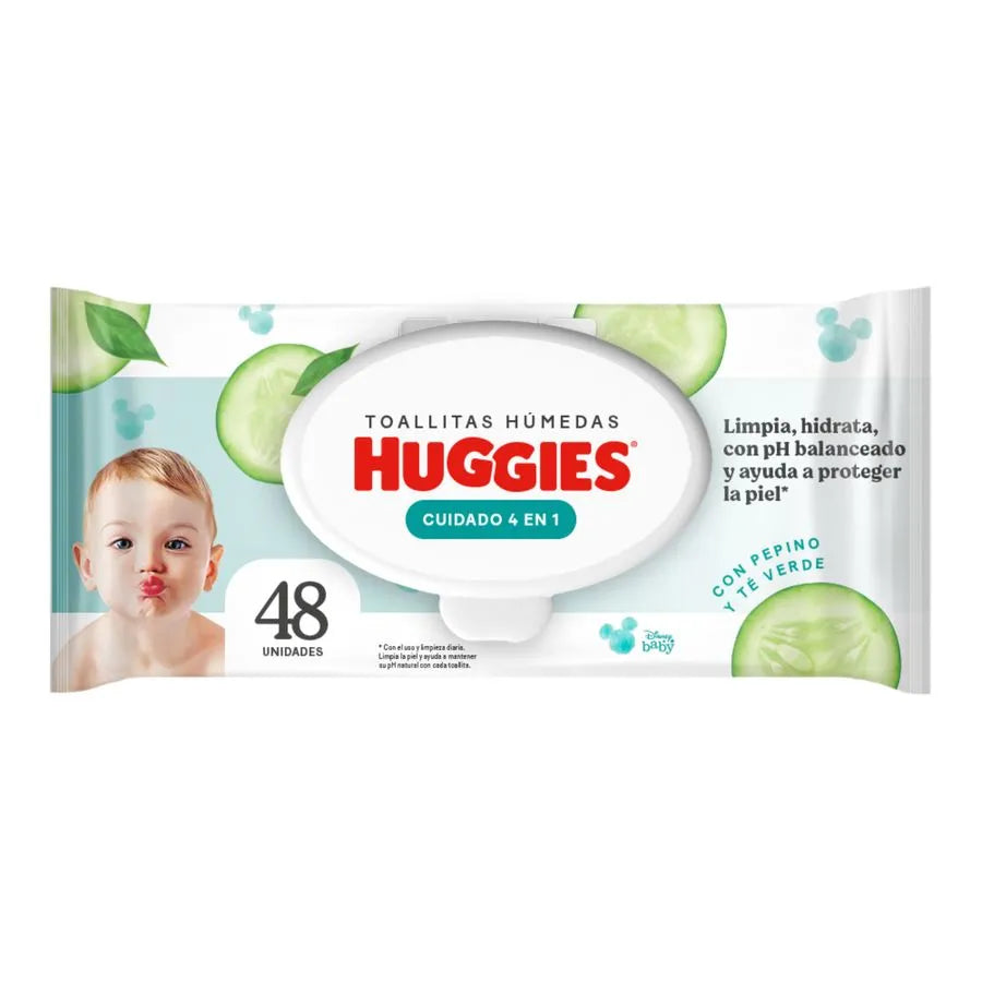 Toalla Húmeda Huggies 4 en 1 48 Unid