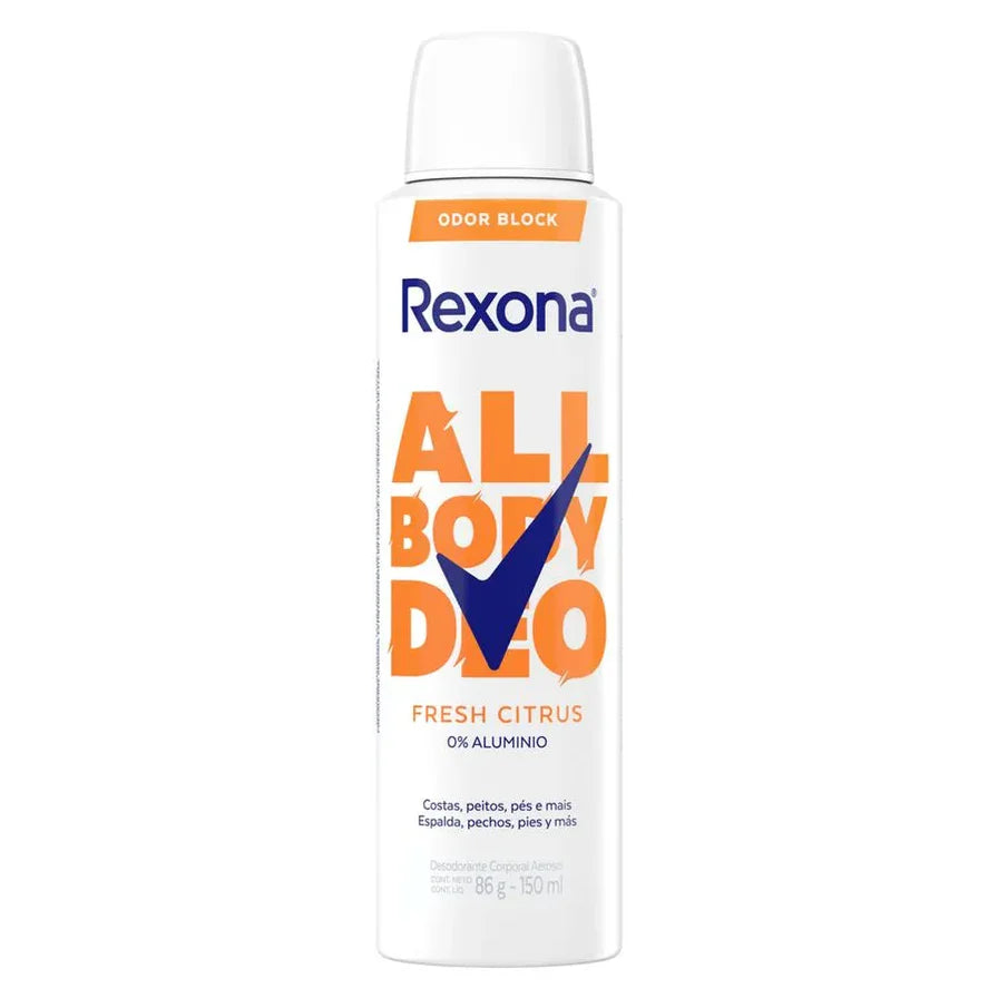 Desodorante Spray Rexona All Body Fresh Citrus 150 ml