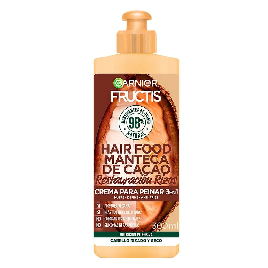 Tratamiento Capilar Garnier Fructis Hair Food Cacao 3 en 1 300 ml