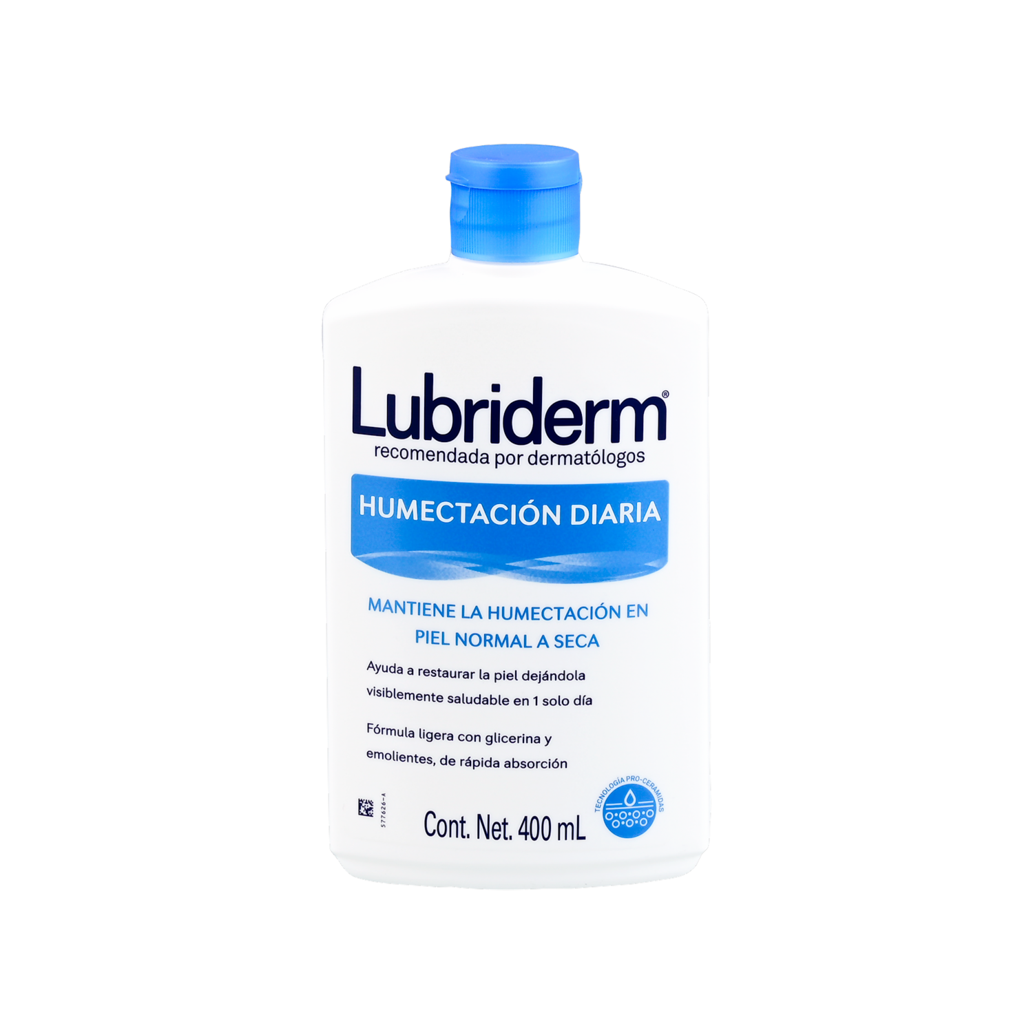 Lubriderm Crema Corporal Humectación Diaria Piel Normal a Seca 400 mL