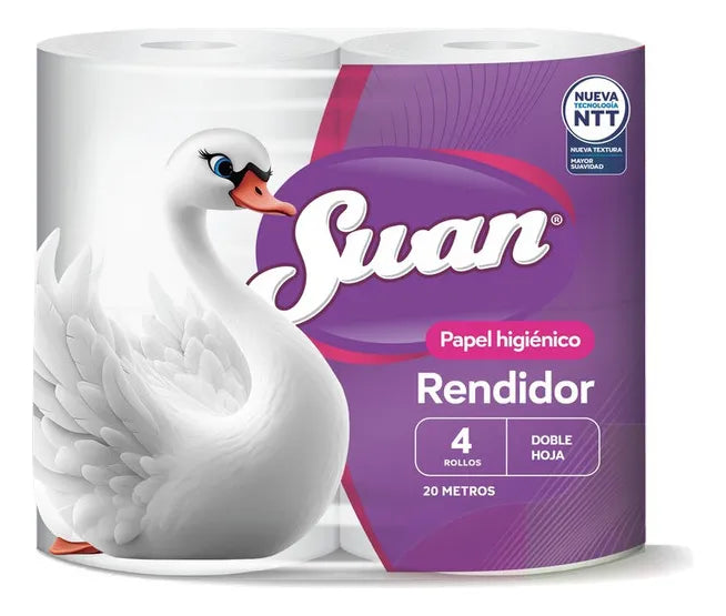 PAPEL HIGIENICO SWAN RENDIDOR DH 4X20MT