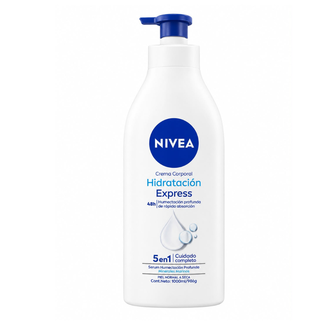 Crema Corporal Nivea Hidratación Express 1L