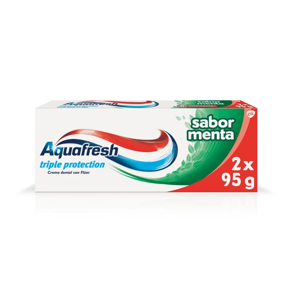 Aquafresh Pasta Dental Menta Pack 2 x 95 g
