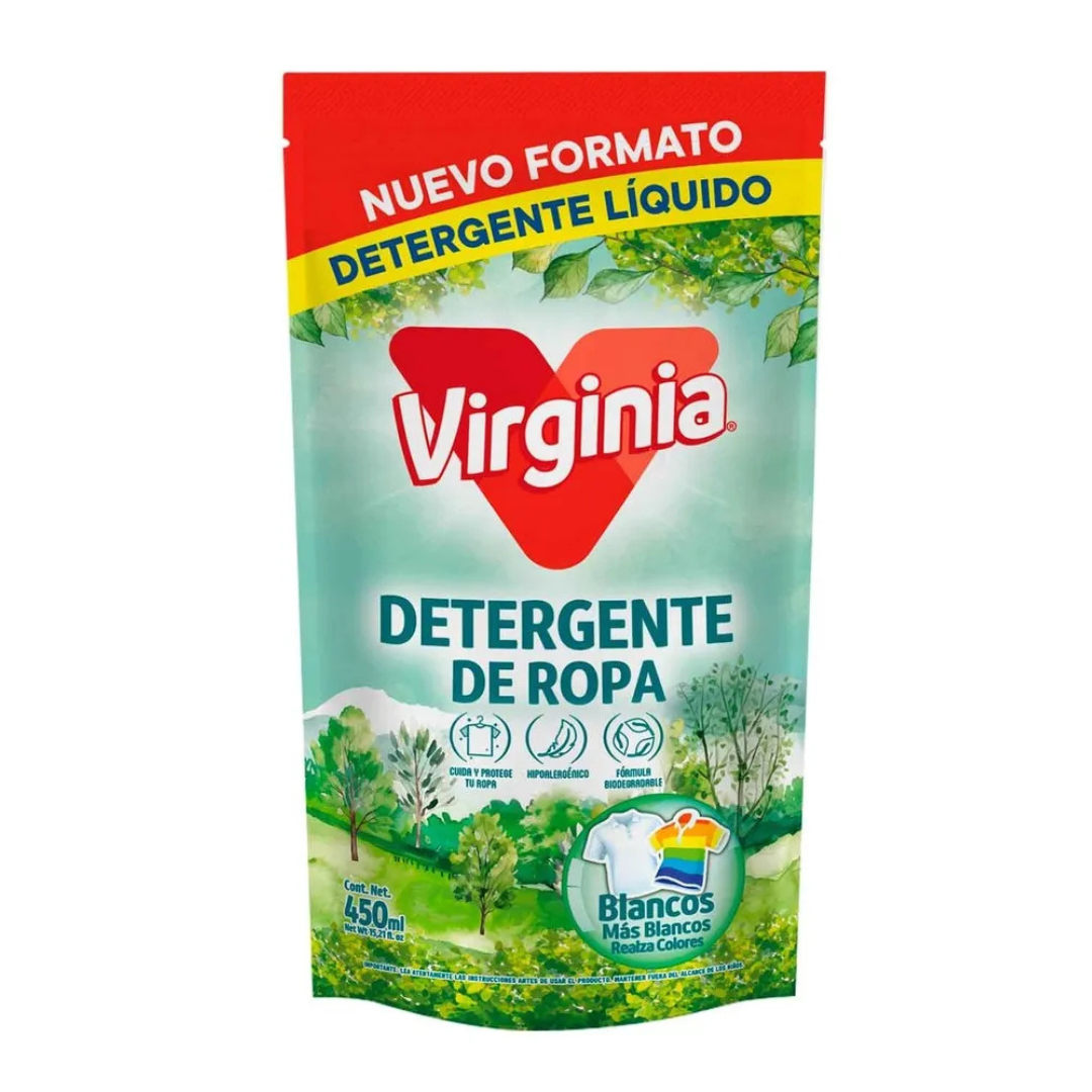 Virginia Detergente de Ropa Diluido 450 ml