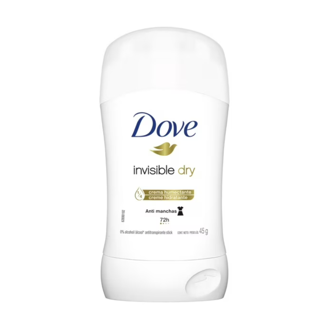 Desodorante dove mujer barra invisible dry 45 gr