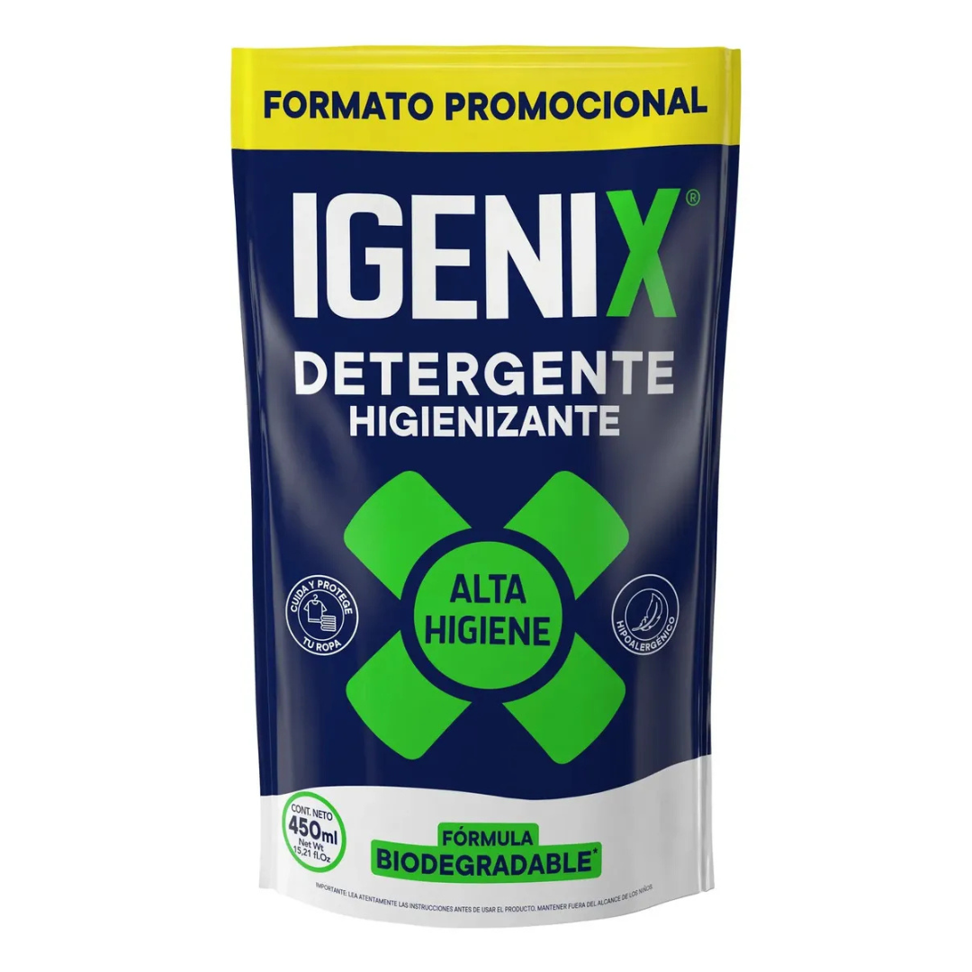 Detergente de Ropa Diluido Igenix 450ml