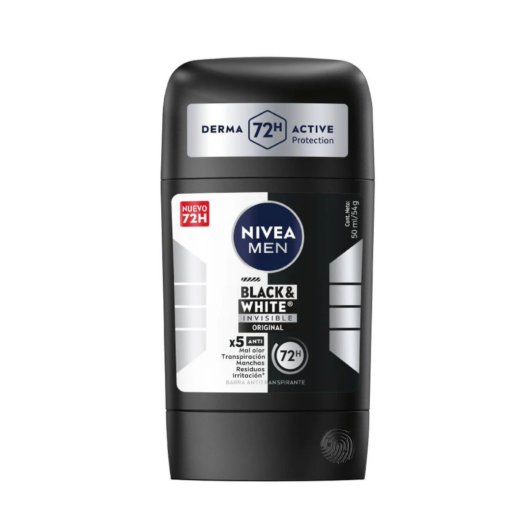 Nivea Men Desodorante Barra Black & White Power 53 g