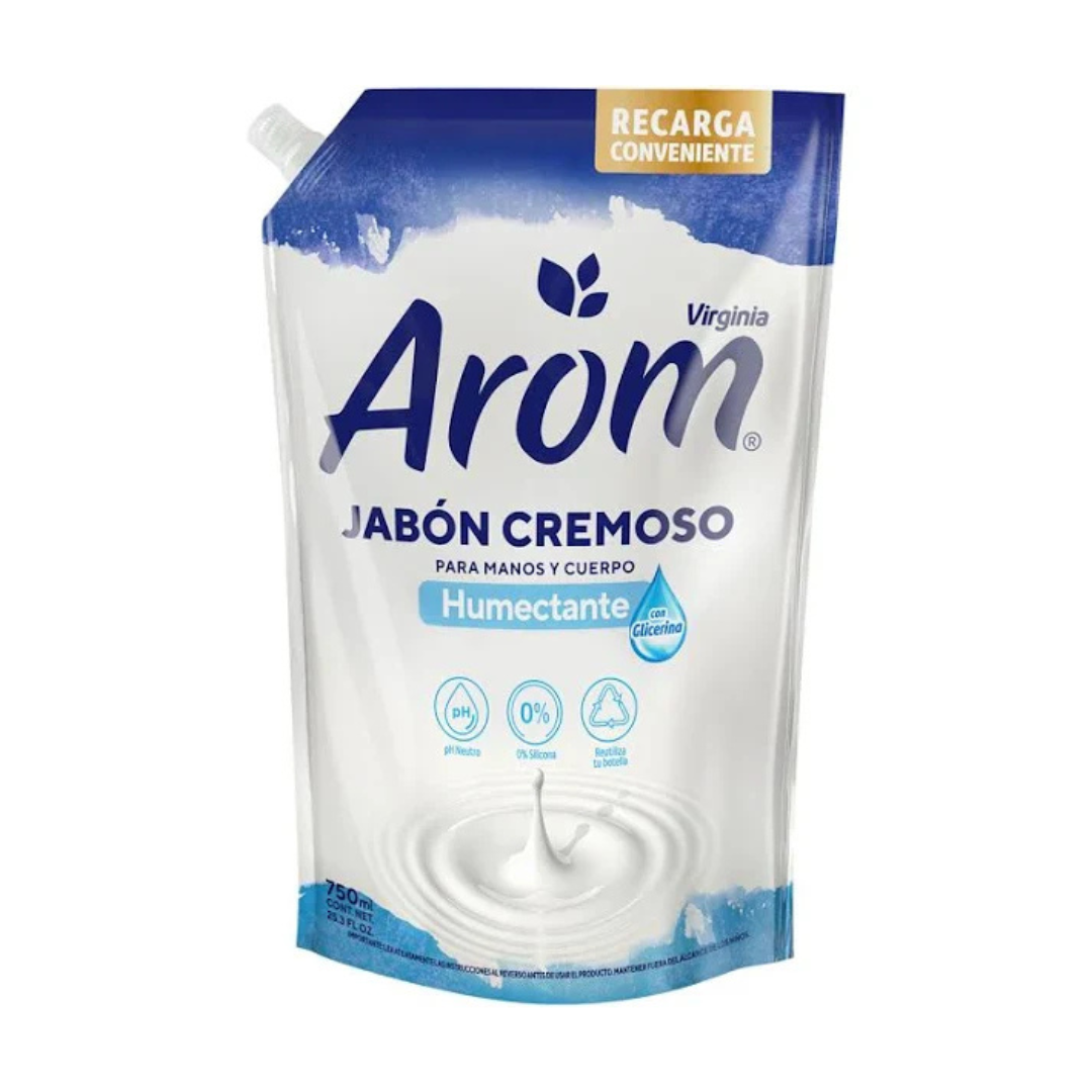 Arom Jabón Líquido Cremoso Doypack 750 ml