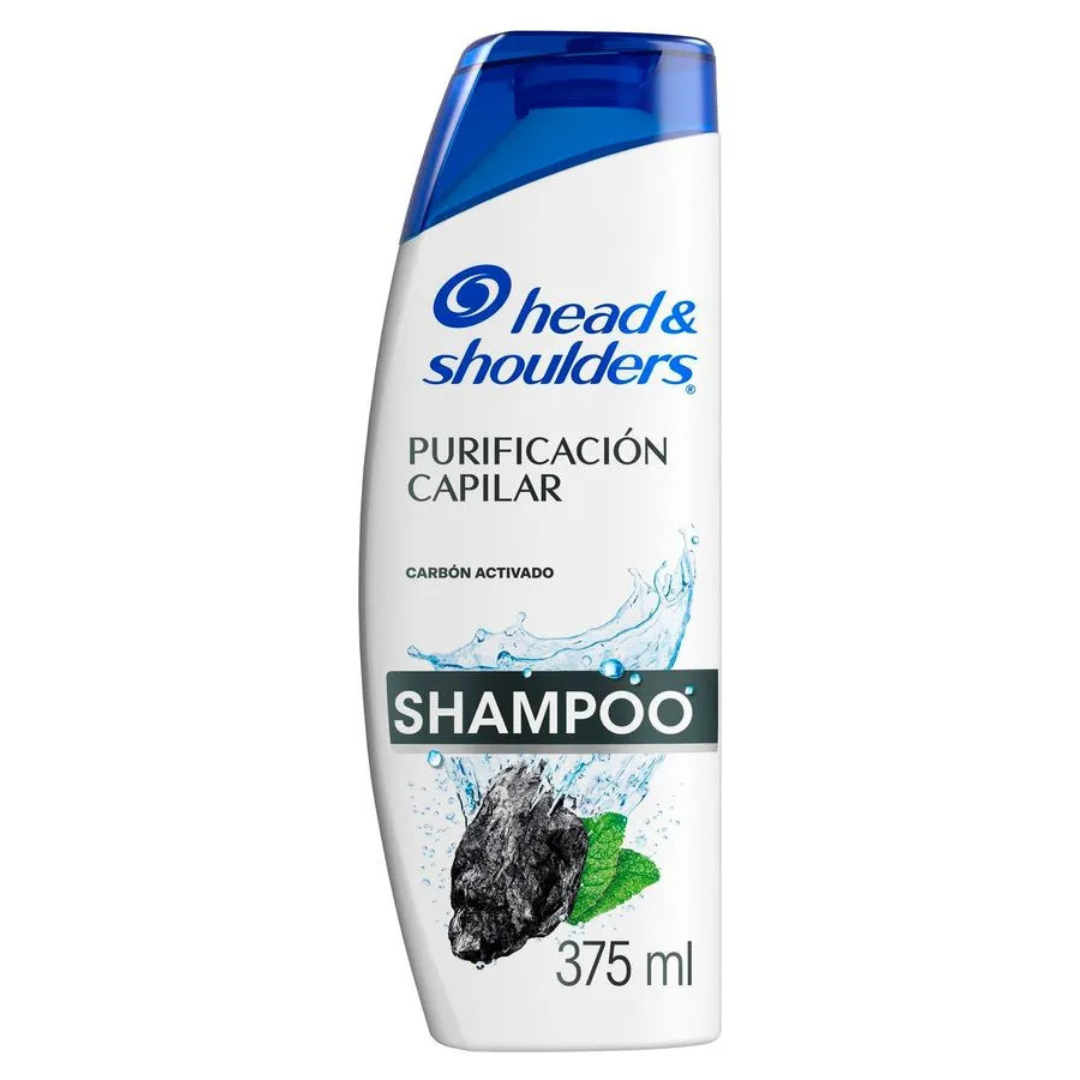 Shampoo Head & Shoulders Carbón 375 ml