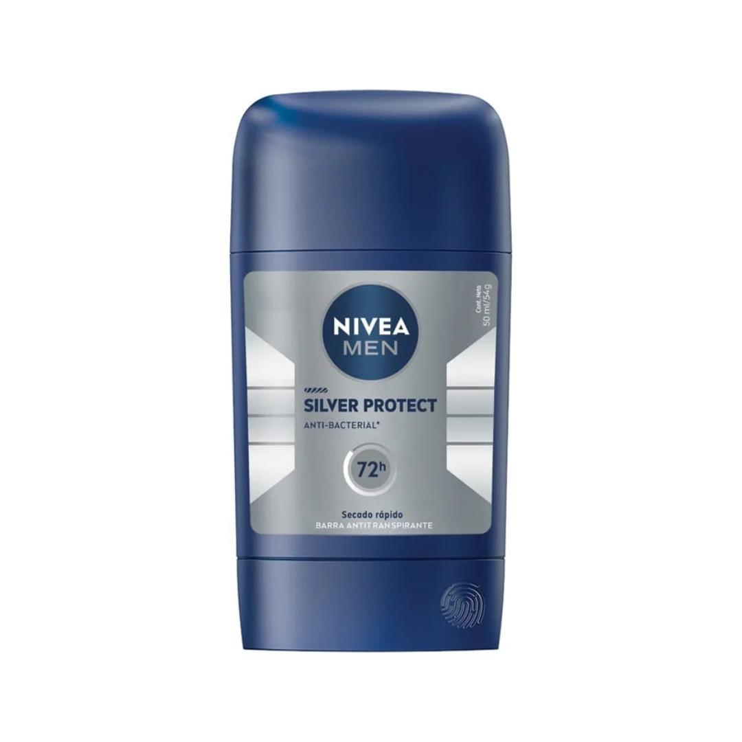 Nivea Men Desodorante Barra Silver Protect 53 g