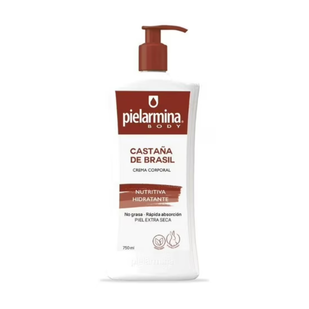 Crema pielarmina body castaña 750ML