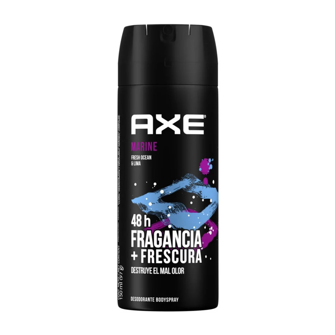DESODORANTE AXE SPRAY MARINE 150 ML