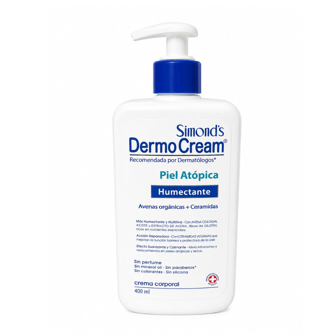 Crema dermocream humectante avena piel atópica 400ML