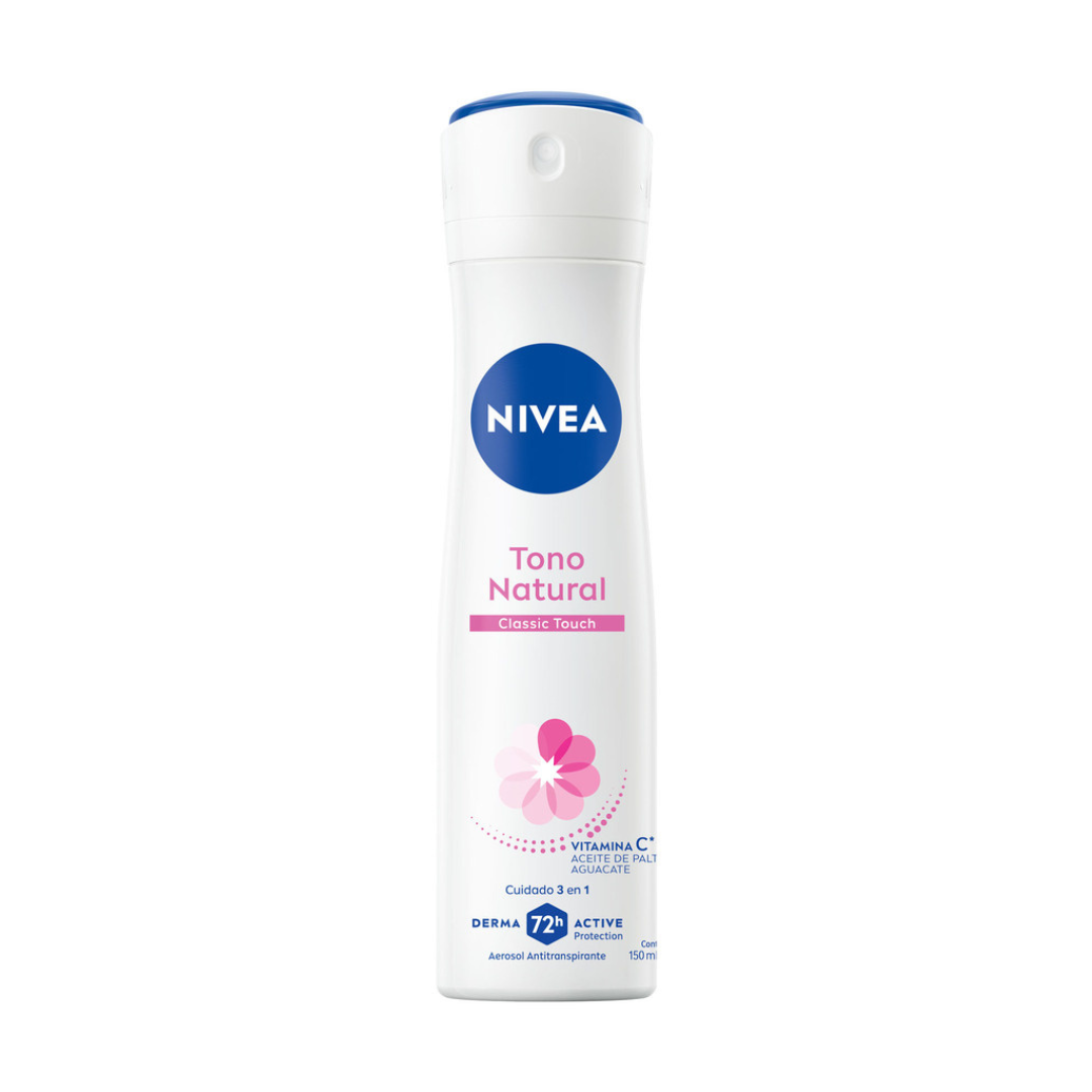 Nivea Desodorante Spray Aclarado Natural Classic Touch 150 ml