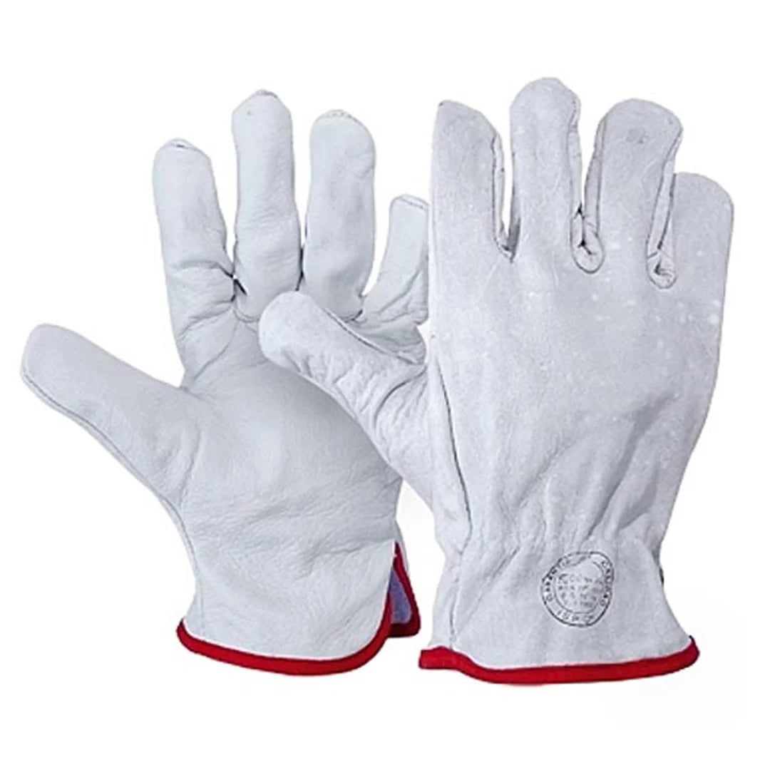 Guante de Cuero Cabritilla - Color Natural Sin Forro