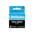 Preservativos LifeStyles Vibra-Ribbed Stimula x 3 Unidades