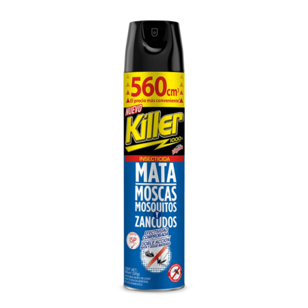 Insecticida Killer Mata Moscas, Mosquitos y Zancudos 560cc