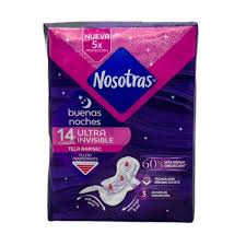 Nosotras Toalla Higiénica Ultra Invisible x 14 Unidades