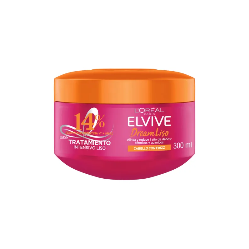 Mascarilla Elvive Dream Liso Tratamiento Intensivo 300 ml