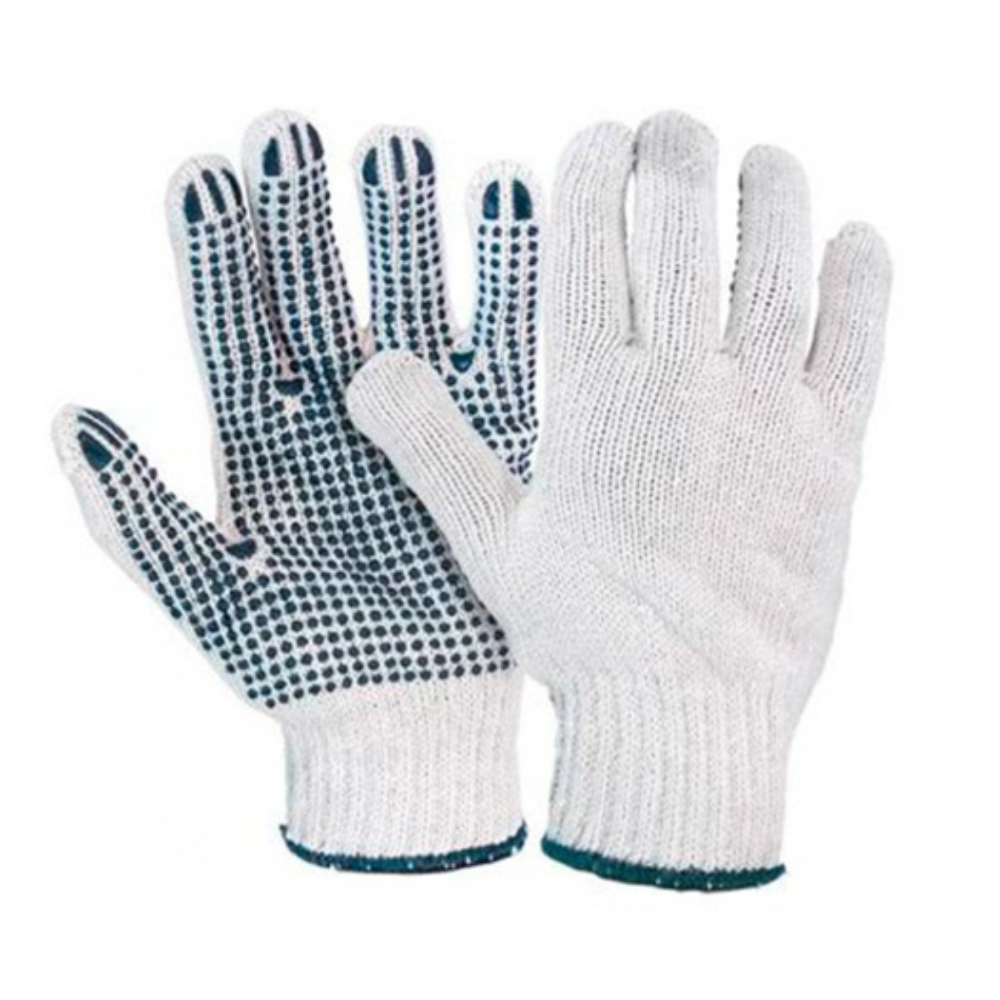 Guante Pigmentado de Algodón 2 Hebras con PVC