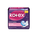 Kotex Toallas Higiénicas Nocturna con Alas x 8 Unidades