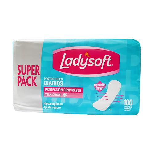 Ladysoft Protectores Diarios x 100 Unidades