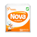 Servilletas Nova Clásica Blanca - 50 Unidades 22x23cm